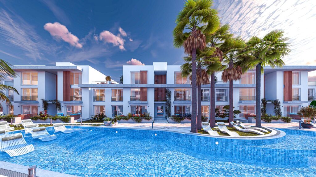 2-комнатная квартира 74 м² 1/3 Iskele