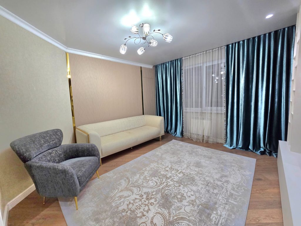 1-комнатная квартира 44 м² 10/12 мкр Нуркент, Рыскулова Момышулы